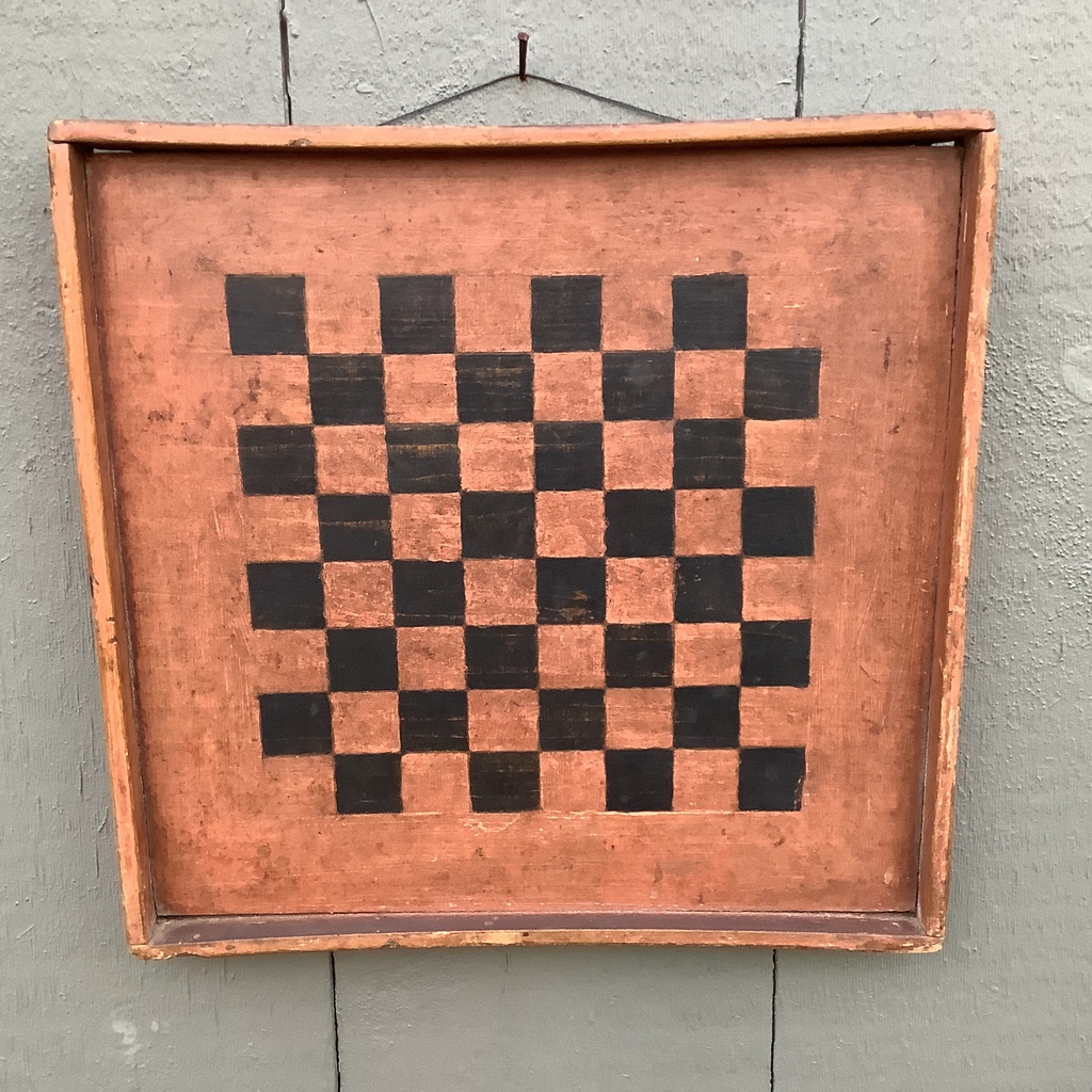 NEW HAMPSHIRE GAME BOARD SIGNED AND DATED 1876