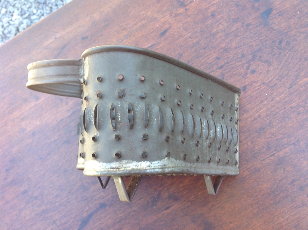 HEART SHAPED CHEESE STRAINER/MOLD LATE 19th CENTURY