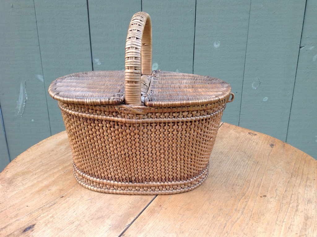 EARLY SEWING BASKET