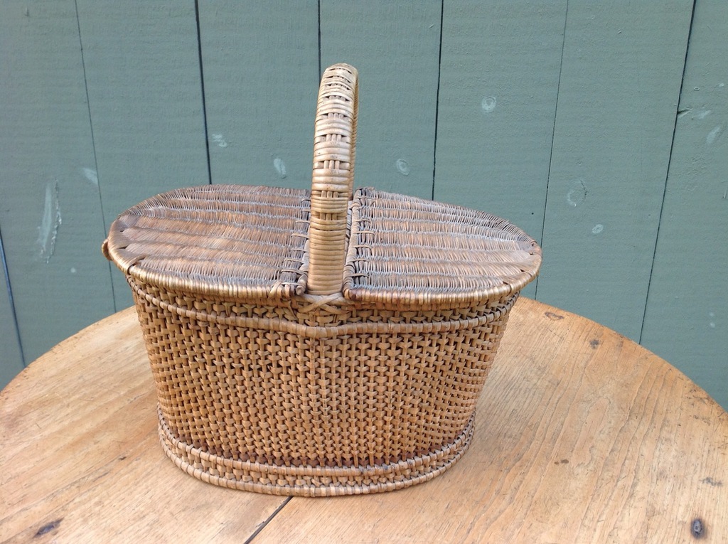 EARLY SEWING BASKET