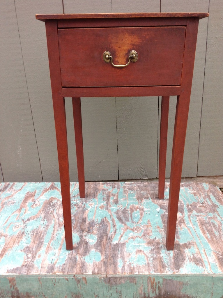 PAINTED ONE DRAWER STAND 1789-1823